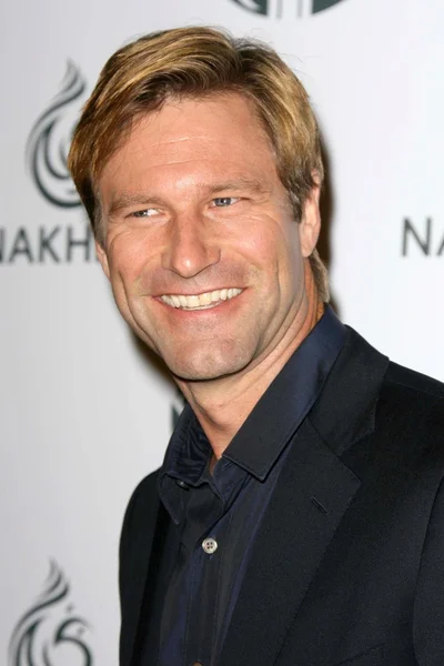 Aaron Eckhart a una festa per presentare la Trump Tower Dubai. The Tar Estate, Bel Air, CA. 08-23-08 — Foto Stock