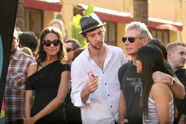 Zoe Saldana, Joel David Moore, Stephen Lang y Michelle Rodriguez —  Fotos de Stock