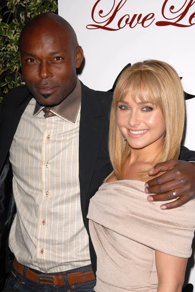 Jimmy Jean-Louis and Hayden Panettiere — Stock Photo, Image