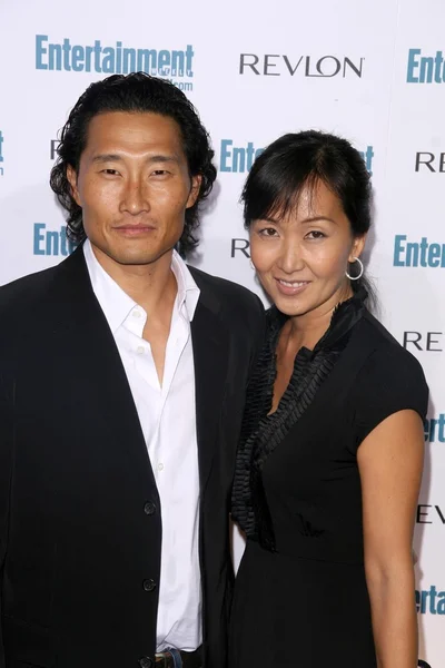 Daniel Dae Kim and wife Mia — ストック写真