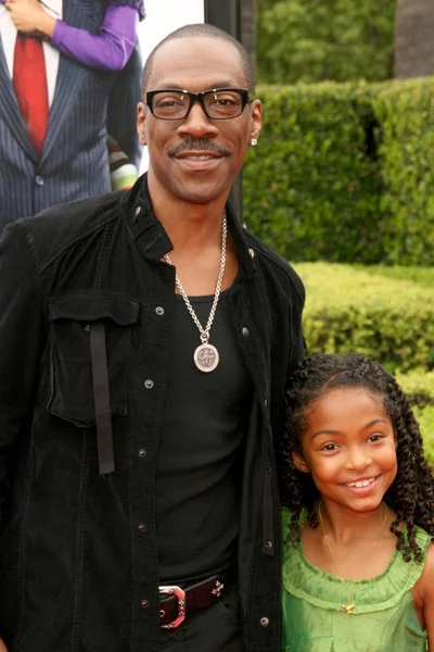 Eddie Murphy and Yara Shahidi at the Los Angeles Premiere of 'Imagine That'. Paramount Pictures, Hollywood, CA. 06-06-09 Royalty Free Stock Images