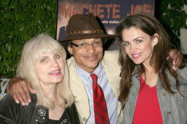 Laura Velgos with Clinton H. Wallace and Alicia Arden at the VIP Screening of 'Machete Joe'. Paramount Studios, Hollywood, CA. 01-30-09
