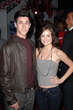 David Henrie and Lucy Hale