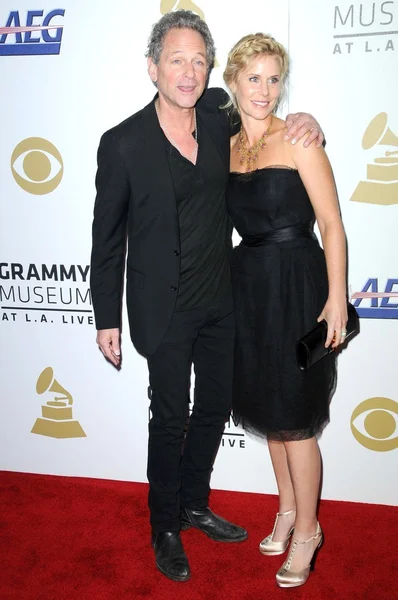 Lindsey Buckingham and wife Kristin — Φωτογραφία Αρχείου