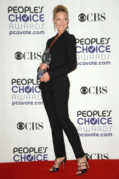 Katherine Heigl nella sala stampa del 35esimo Annual Choice Awards. Shrine Auditorium, Los Angeles, CA. 01-07-09 — Foto Stock