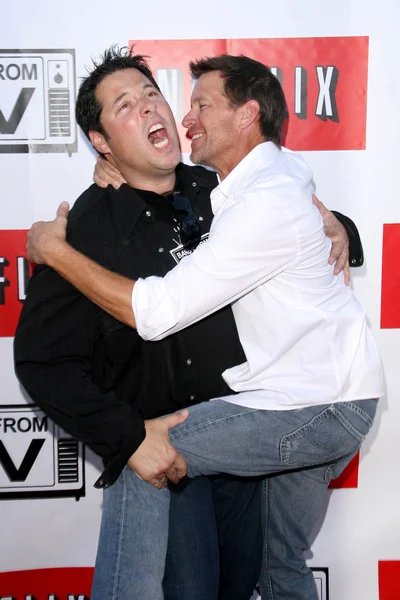 Greg Grunberg and James Denton — Stockfoto