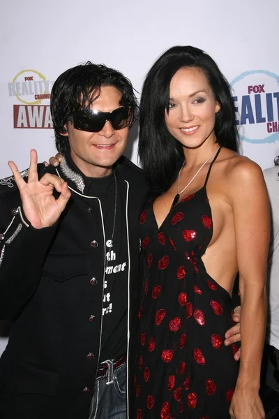 Corey Feldman and Susie Feldman — Stock Photo, Image