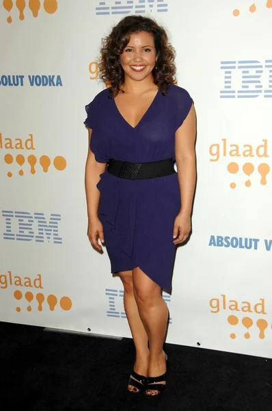 Justina Machado at the 20th Annual GLAAD Media Awards. Nokia Theatre, Los Angeles, CA. 04-18-09 — Stockfoto