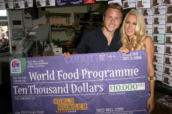 Spencer pratt en heidi montag — Stockfoto