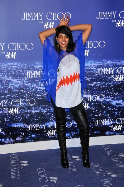 Maya Arulpragasam at the Jimmy Choo For H&M Collection, Private Location, Los Angeles, CA. 11-02-09 — Stockfoto