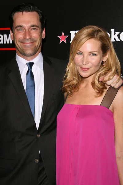 Jon hamm och jennifer westfeldt — Stockfoto