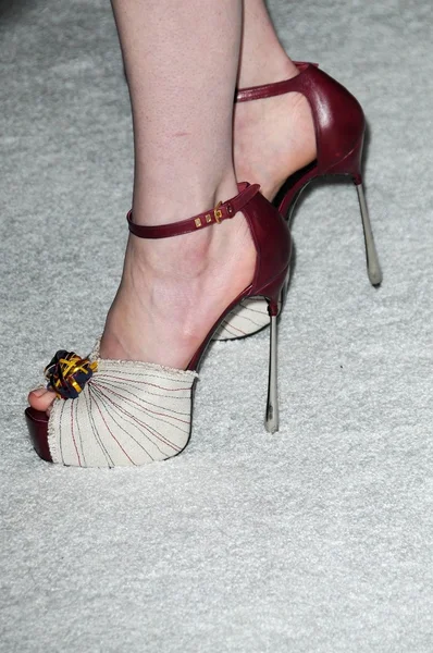 Anne Hathaway sapatos — Fotografia de Stock
