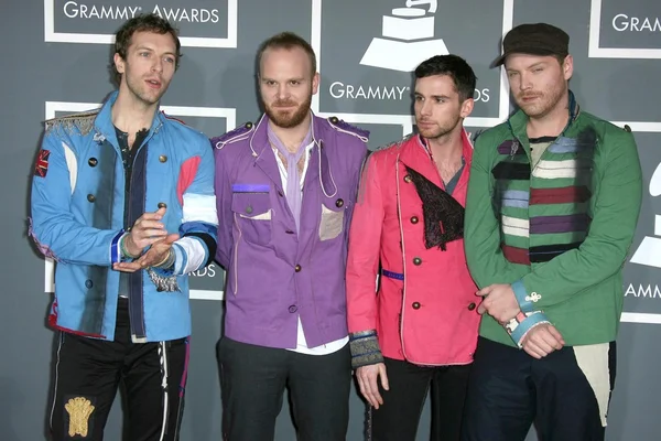 Coldplay en los 51st Annual GRAMMY Awards. Staples Center, Los Ángeles, CA. 02-08-09 — Foto de Stock