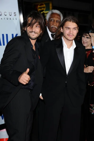 Diego Luna and Emile Hirsch — Stock Photo, Image