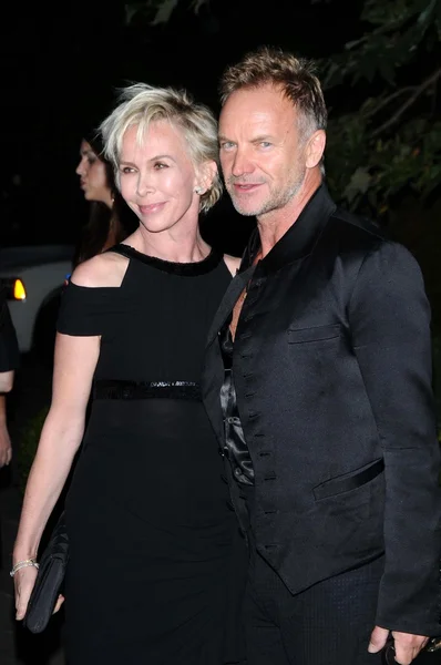 Trudie Styler y Sting — Foto de Stock