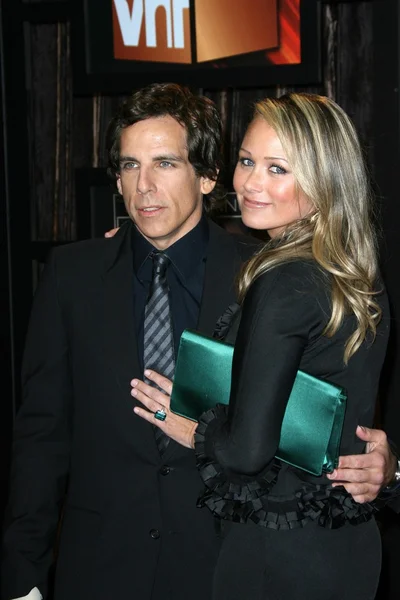 Ben Stiller e la moglie Christine Taylor — Foto Stock