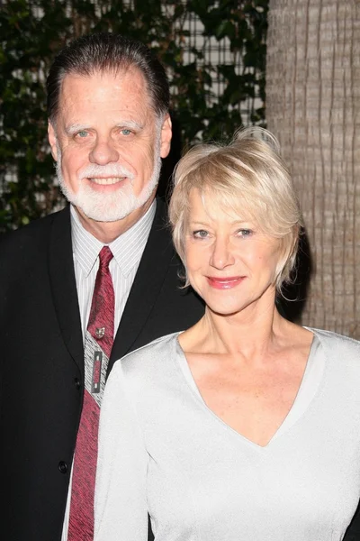 Taylor hackford i helen mirren — Zdjęcie stockowe