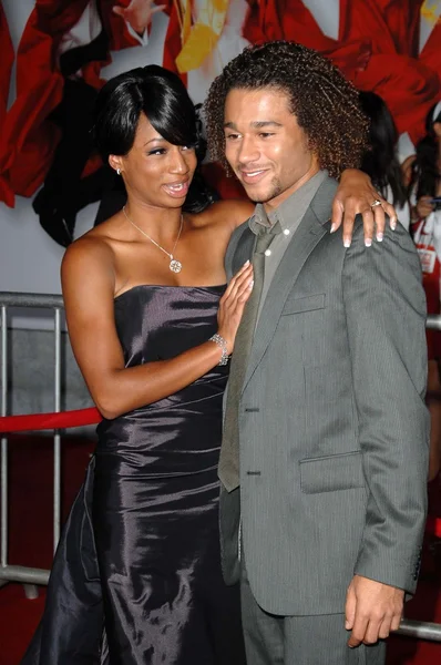 Monique coleman και corbin bleu — Φωτογραφία Αρχείου