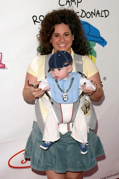 Marissa jaret winokur und son zev — Stockfoto