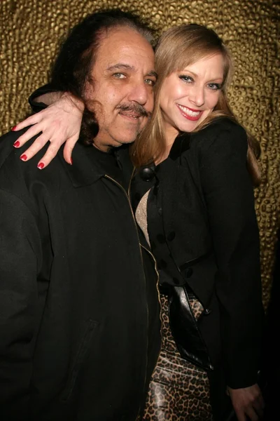 Ron jeremy und amanda rauschen — Stockfoto