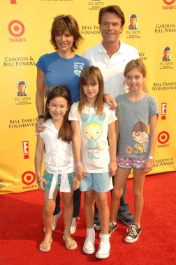 Lisa Rinna with Harry Hamlin and family