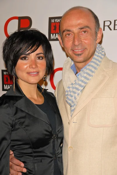 Shaun Toub con moglie, Lorena — Foto Stock