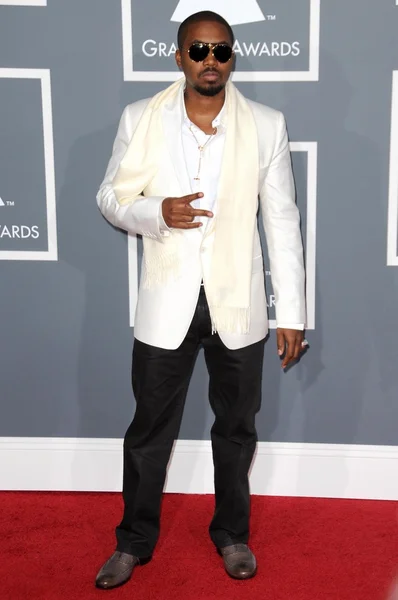 Nas at the 51 Annual GRAMMY Awards. Staples Center, Лос-Анджелес, Калифорния. 02-08-09 — стоковое фото