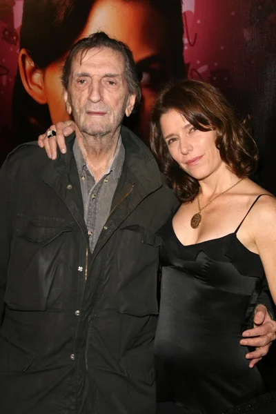 Harry Dean Stanton and Melora Walters — Stockfoto
