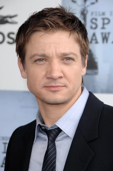 Jeremy Renner at the 2009 Film Independent's Spirit Awards. Santa Monica Pier, Santa Monica, CA. 02-21-09 — Stock Photo, Image