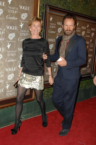 Trudie Styler and Sting — Stock Photo, Image