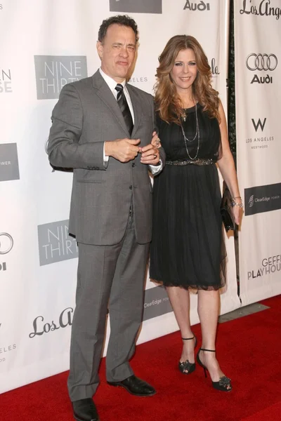 Tom hanks en rita wilson — Stockfoto