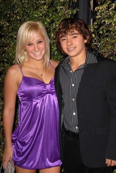 Jansen Panettiere and date at a Benefit for The Whaleman Foundation, Beso, Hollywood, CA. 11-15-09 — Zdjęcie stockowe