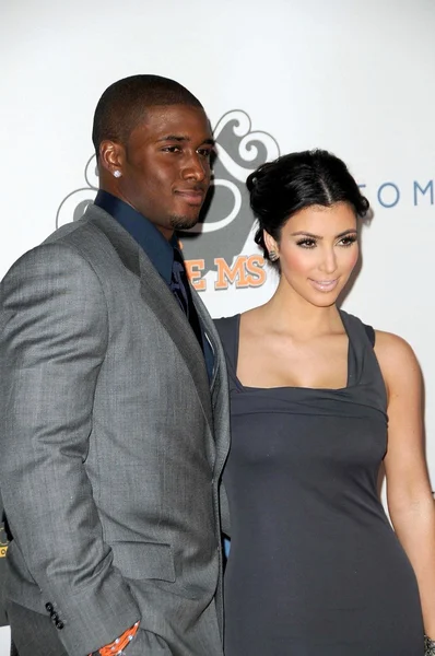 Reggie Bush and Kimberly Kardashian — Stock Photo, Image