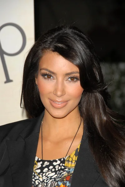 Kim Kardashian at the "OPen Campus" New OP Campaign Launch Party, Mel 's Diner, West Hollywood, CA 07-07-2009 — стоковое фото