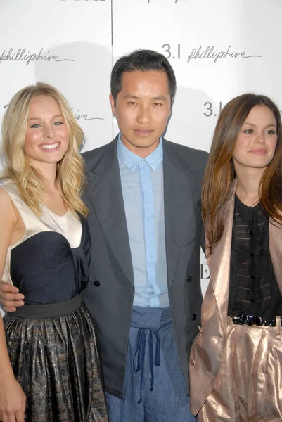 Kristen Bell with Phillip Lim and Rachel Bilson — Stock Fotó