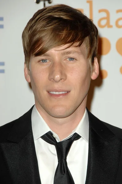 Dustin Lance Black at the 20th Annual GLAAD Media Awards. Nokia Theatre, Los Angeles, CA. 04-18-09 — Stock Photo, Image