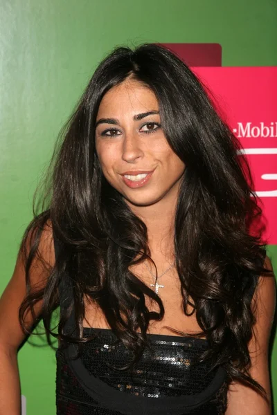 Courtenay Semel at the T-Mobile G1 Launch Party. Siren Studios, Hollywood, CA. 10-17-08 — Stock Photo, Image