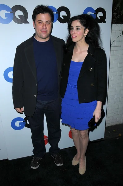 Jimmy Kimmel e Sarah Silverman — Fotografia de Stock