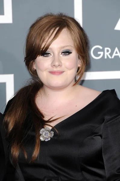 Adele di ruang pers di 51st Annual GRAMMY Awards. Staples Center, Los Angeles, CA. 02-08-09 — Stok Foto