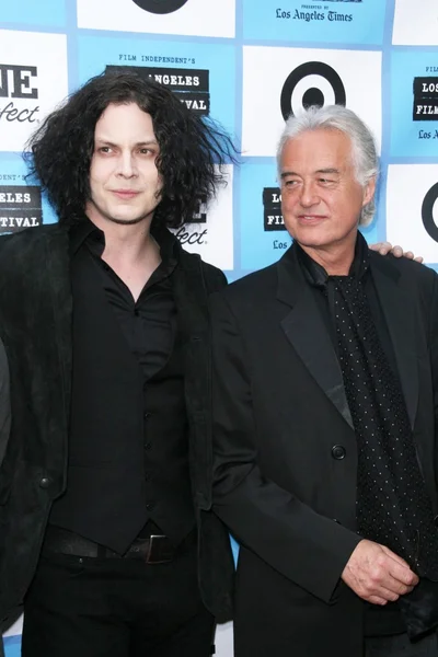 Jack White und jimmy page — Stockfoto