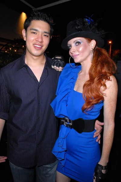 Cameron Lee and Phoebe Price at the Celebrity Birthday Party For Phoebe Price. Coco Deville, West Hollywood, CA. 09-29-09 — Stockfoto