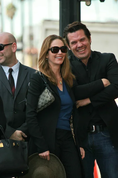 Diane Lane and Josh Brolin — Stock Photo, Image