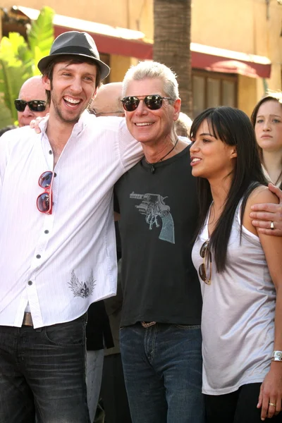 Joel David Moore, Stephen Lang and Michelle Rodriguez — Stock Photo, Image