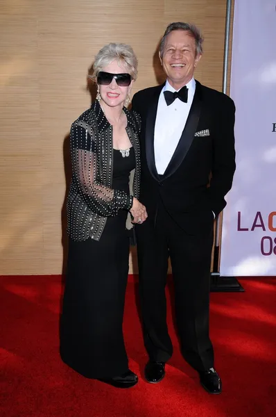 Michael York and wife Patricia — Stock Photo, Image