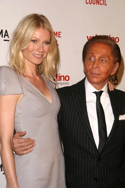 Gwyneth Paltrow e Valentino Garavani — Foto Stock