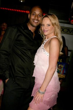 Myron Malik McClure and Christine Marcello at a Private Party for The Dove Studio, hosted by Archstone. Archstone, Santa Monica, CA. 06-27-09