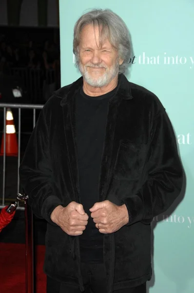 Kris Kristofferson at the World Premiere of 'He's Just Not That Into You'. Grauman's Chinese Theatre, Hollywood, CA. 02-02-09 — Stock Photo, Image