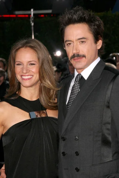 Susan Downey and Robert Downey Jr — Stock Photo, Image