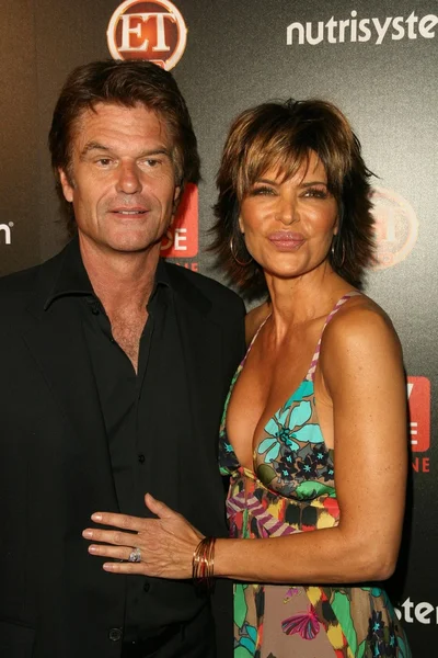 Harry hamlin und lisa rinna — Stockfoto