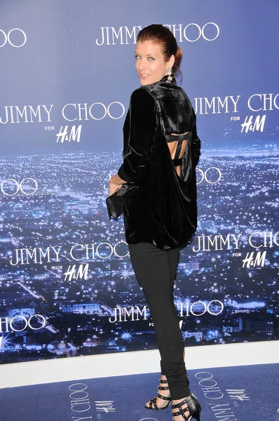 Kate Walsh no Jimmy Choo For H and M Collection, Private Location, Los Angeles, CA. 11-02-09 — Fotografia de Stock